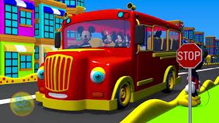 Mickey Mouse Clubhouse Wheels On The Bus | Nursery Rhymes and Kids Song | 3D Animation -  |