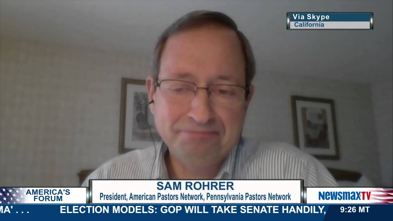 America's Forum | Sam Rohrer to discuss religious leaders speaking out politically