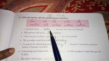 Class 3 Grammar L 19 Adverbs Module 2