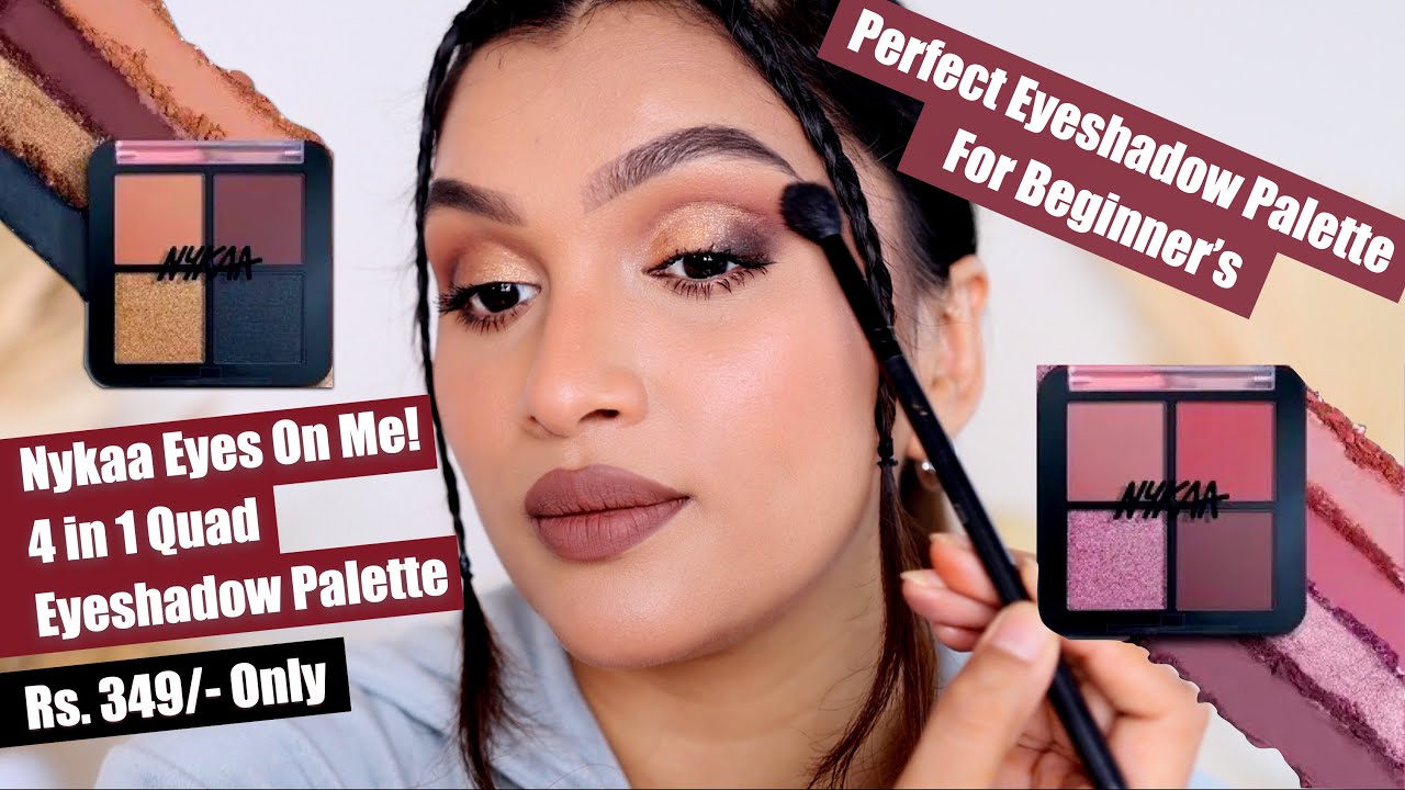 Как ИДЕАЛЬНО наносить тени для век с помощью палетки теней для век New Eyes On Me! 4 в 1 | BeautiCo.