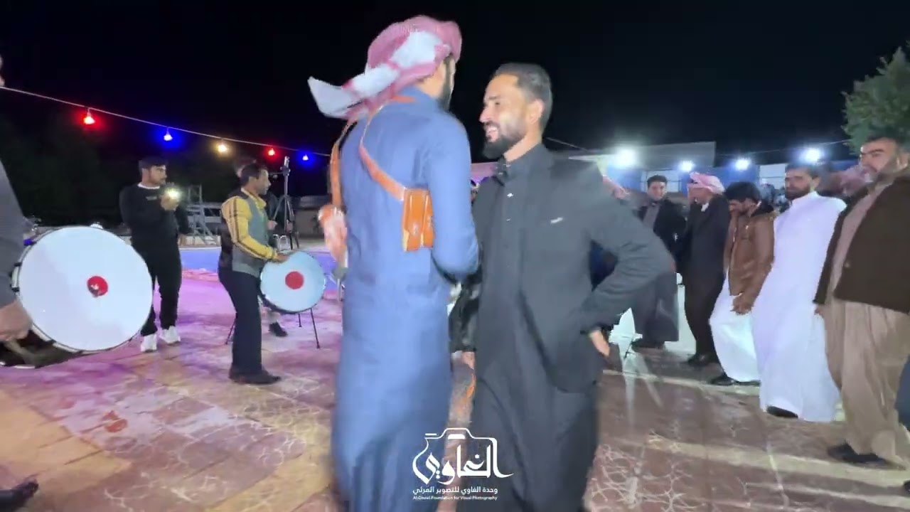 الفنان أحمد الإبراهيم من أفراح قرية البويضة قبيلة البوشعبان العريسين أسعد العدنان ونديم عبد الأسعد 3