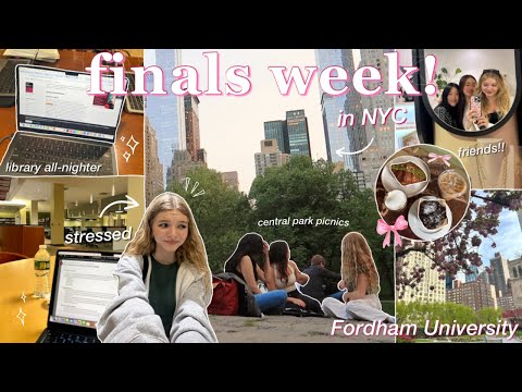 FINALS VLOG: study with me for 72 hours! student living in nyc @ fordham uni 📚 productive \u0026 cramming