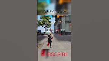 1 VS 3 CLUTCH IN CS RANK PUSH #freefire #gaming #shorts #trending