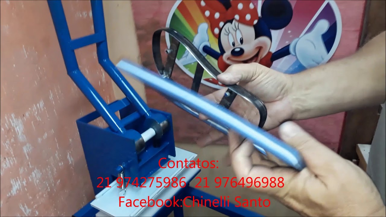 Máquina de fazer chinelo, Chinelli Santo, RJ