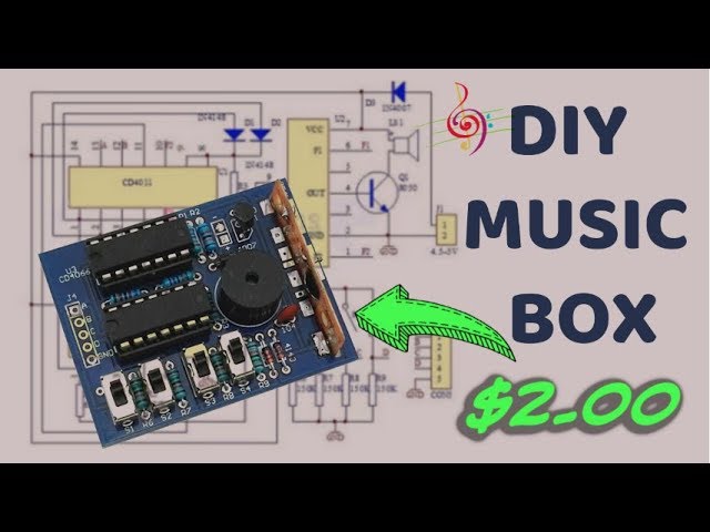 Sixteen Music Box Electronic DIY Kit- Assembly and Review class=