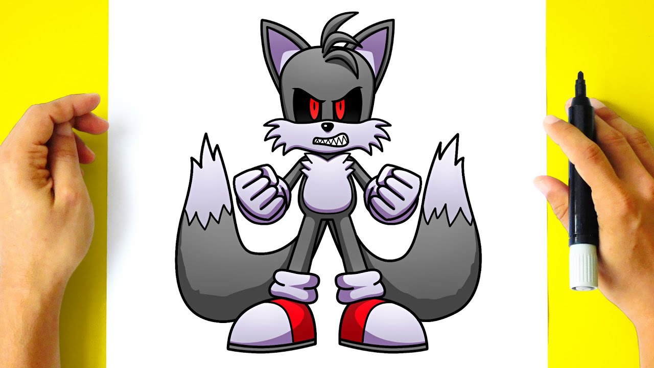 Tails Sonic boom para: MilesTailsPrower (ué) - Desenho de