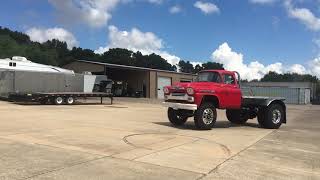 1959 cummins chevy 4x4 viking driving