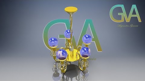 AUTODESK INVENTOR - Barrido- Sweep / Twist - Lámpara Colgante