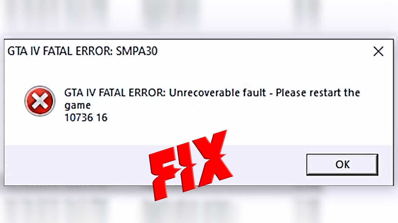 Low level fatal error