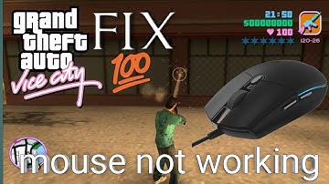 GTA Vice City Mouse Not Working Windows 10/8/7 | How to solve GTA Vice city mouse not working(hindi)
