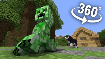 Creeper Life 360° - Minecraft Animation (Mine-Imator VR Video)