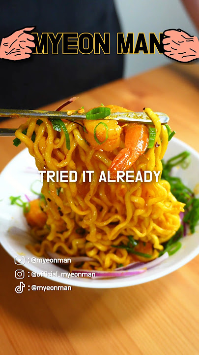 Try This Curry Buldak Hack! #cooking #food #noodles