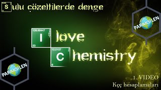 Sulu Çözelti̇lerde Denge Kçç - 1