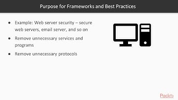 CompTIA Security+ Certification (SY0-501):  Frameworks, Best Practices  | packtpub.com