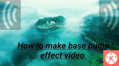Base Bump Cinematic Effect in kinemaster || Kinemaster tutorial||Tech Tips