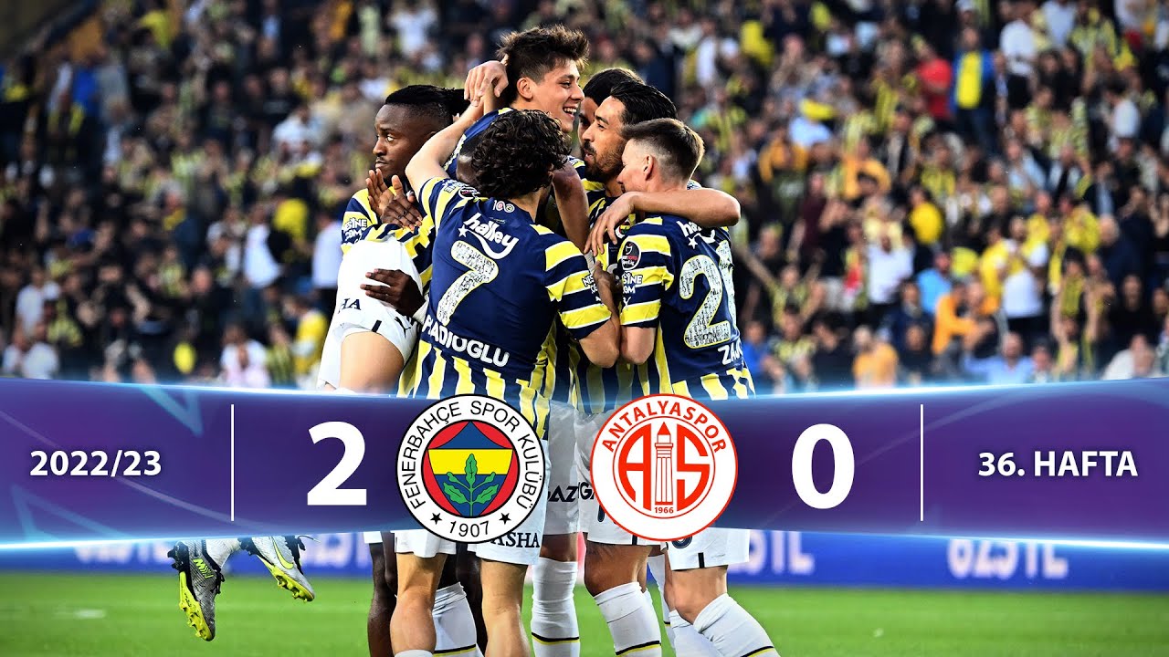 ⁣Fenerbahçe (2-0) Fraport TAV Antalyaspor - Highlights/Özet | Spor Toto Süper Lig - 2022/23