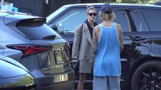 Justin Bieber gets smack on the rear from father in law Stephen Baldwin as he hangs out with Hailey