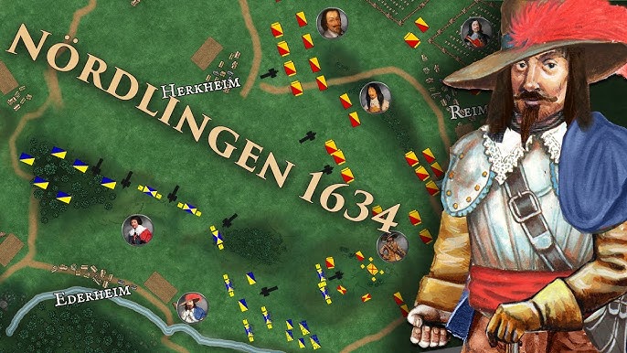 The Battle of Lutzen in 1632