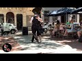 Tango por las calles de Buenos Aires: Carolina Estrada y Cristian Luna bailan &quot;Ilusión Azul&quot; (vals)