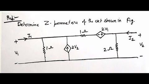 Two−Port Networks   (Example no 2 )