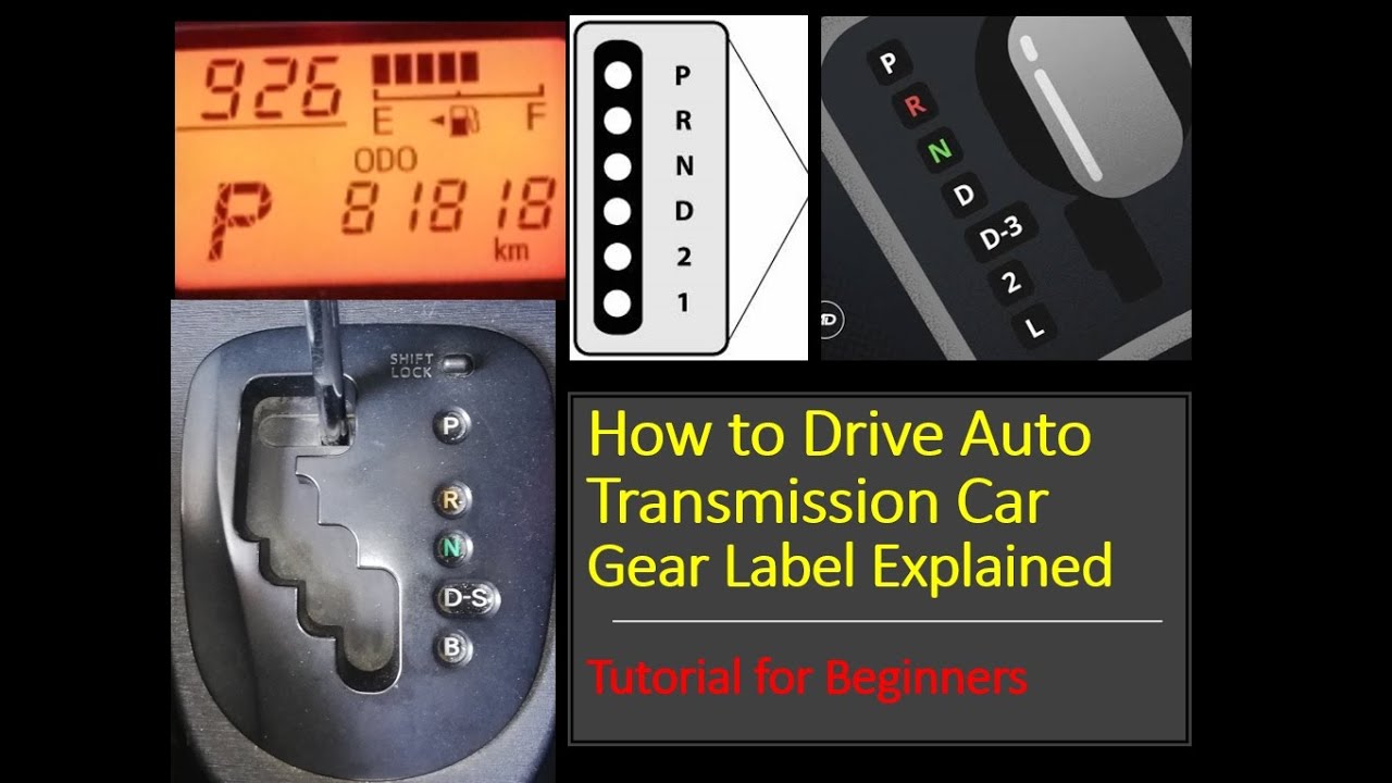How to Drive Automatic Car Gear Label Explained Drive tips for Hilly area PROSMATEC, CVT