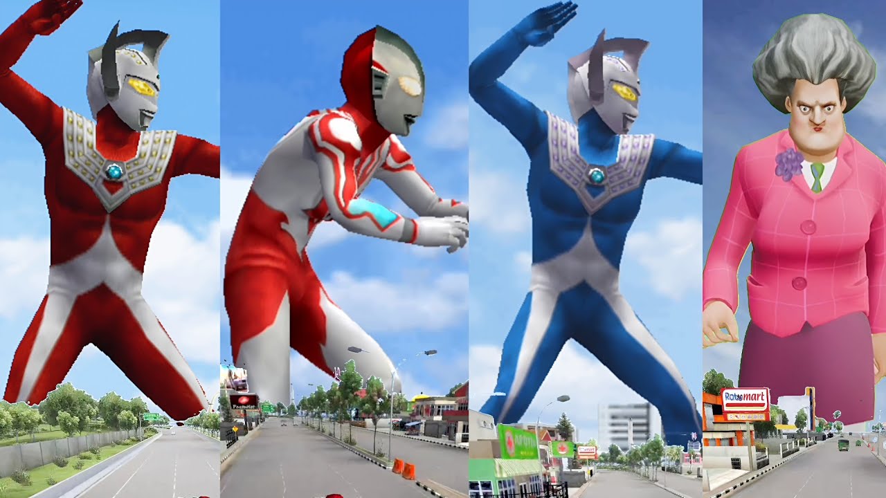 ULTRAMAN RIBUT UPIN IPIN, TARO ULTRAMAN MOBIL TRUK OLENG, ULTRAMAN LUCU ...