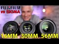 New Fuji lenses! Sigma 16mm, 30mm & 56mm vs Fujifilm & Viltrox