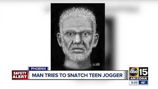 Police looking for man who tried to snatch jogger in Phoenix
