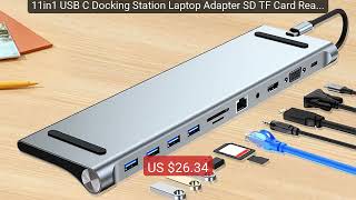 11in1 USB C Docking Station Laptop Adapter SD TF Card Reader 4... — Hot Deal 2026 | Limited Offer!