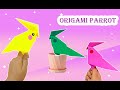 How to make easy origami bird | Origami Paper Parrot