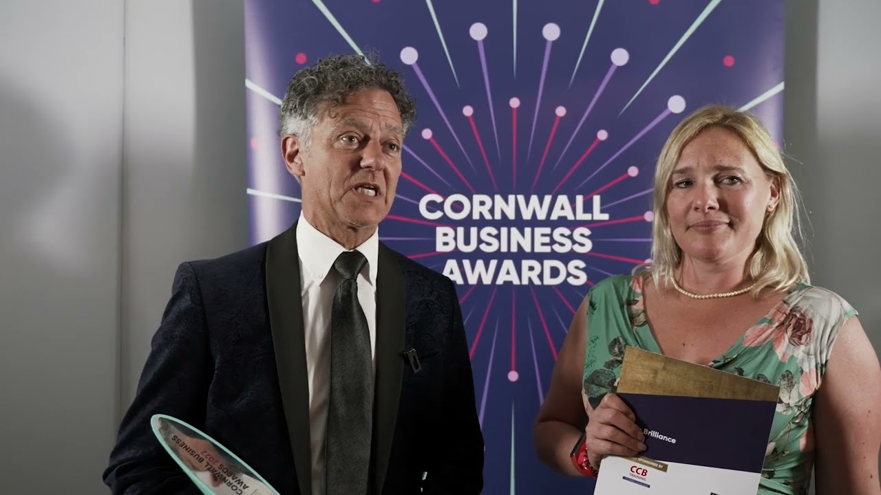 Skills Brilliance Award, sponsored by Cornwall College Business. Cornwall Business Awards 2022.