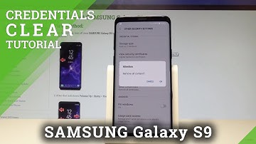 How to Clear Credentials in SAMSUNG Galaxy S9 - Reset Licenses |HardReset.Info