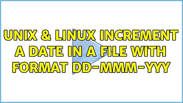 Unix & Linux: increment a date in a file with format dd-mmm-yyy