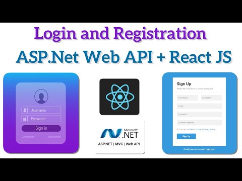 Login and Registration - ASP.Net WEB API and React JS