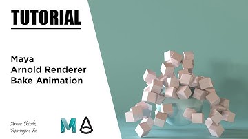 How To Bake Animation In Maya And Arnold Renderer - Tutorial
