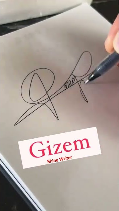 Gizem Name Signature Next❓#shorts #short #fyp #signature #viral #gizem #calligraphy #tiktok #love