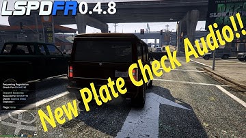 How to Install New Mod For Stop The Ped Plate Check!