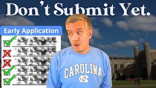 Before You Submit Your Early College Application: 10 MUST-DO Checks!