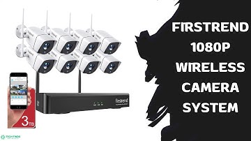 Firstrend 1080P Wireless Camera System with Motion Detection
