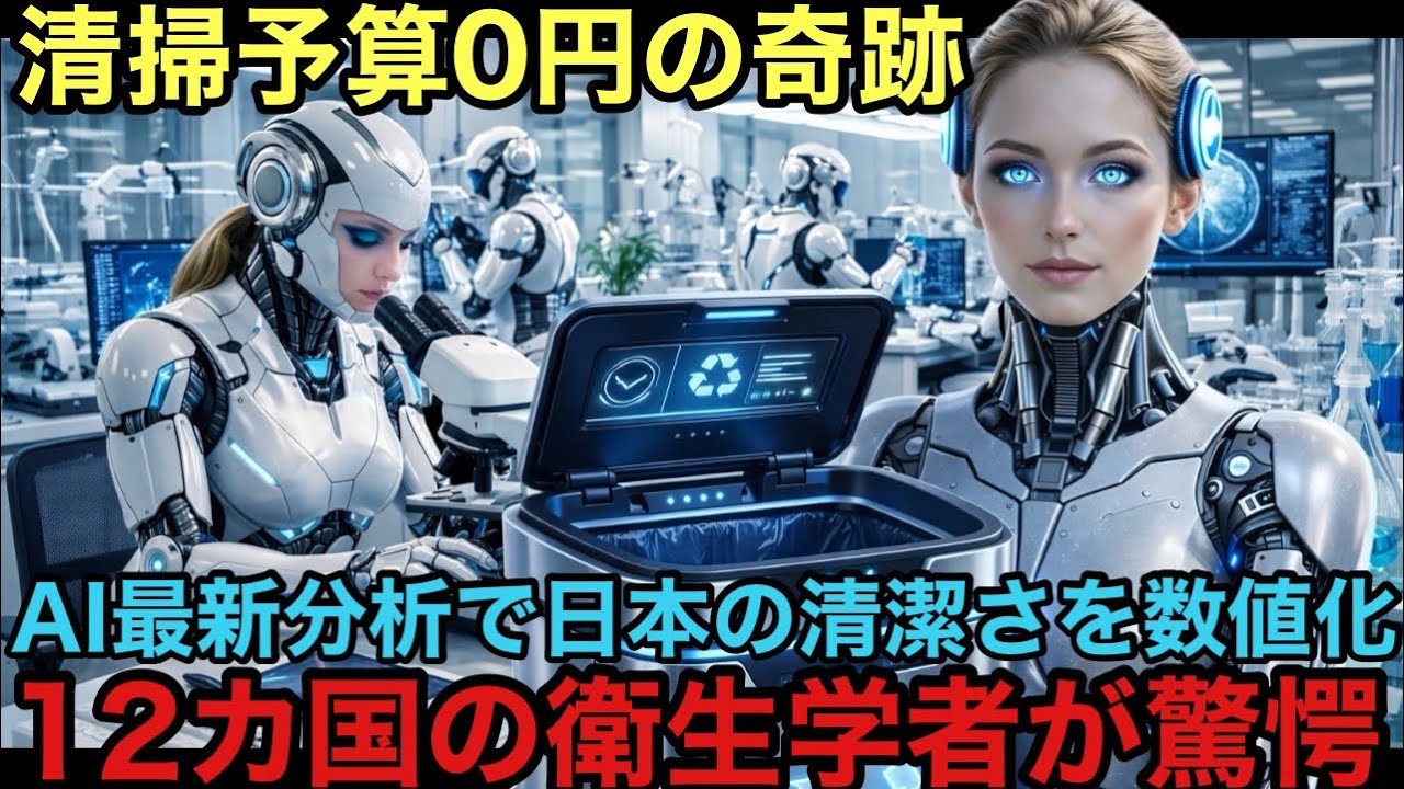 AI「逆です。ゴミ箱がないから世界一清潔なんです」仏衛生学者「日本は不合理」→AIが3つの数字を示した瞬間、会場の12カ国の専門家が絶句
