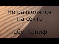 Не разделятся на секты - Шамиль абу Ханиф