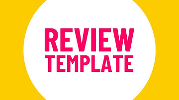 Review Video Template (Editable)