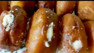 دونات محشية بالكريمة فى ١٠ دقائق Donut stuffed with cream in 10 minutes