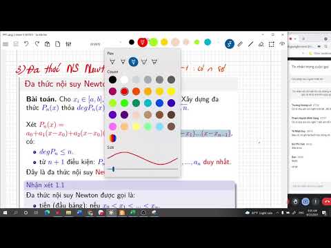 Video PPT. Đa thức Nội suy Newton tiến, lùi - youtube