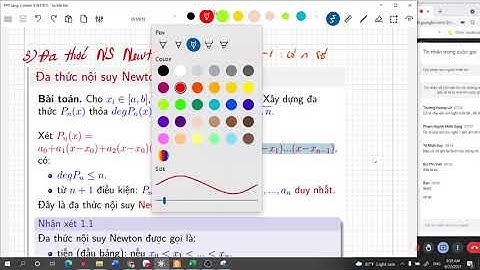 PPT. Đa thức Nội suy Newton tiến, lùi