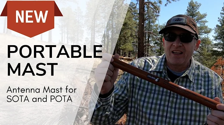 Ham Radio Mountaintop Antenna Mast - SOTA / POTA Activation