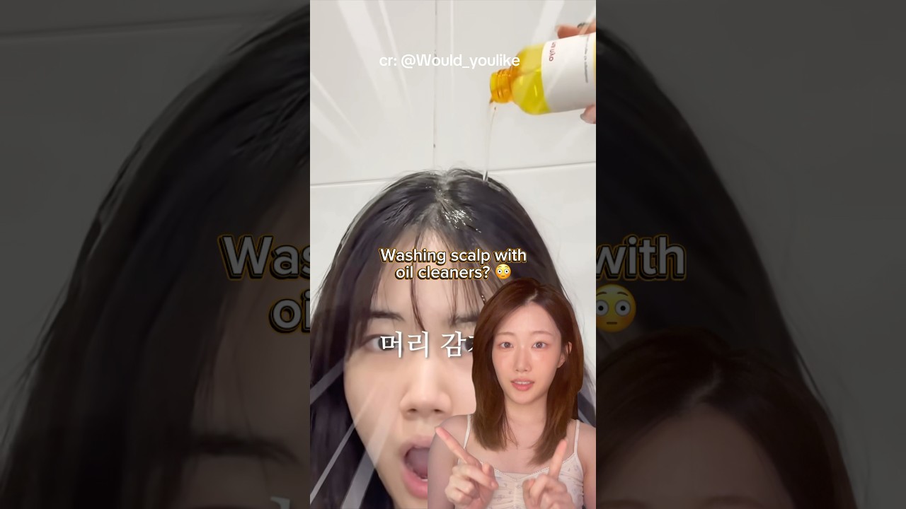 Oil cleansers…but on your scalp? 😳