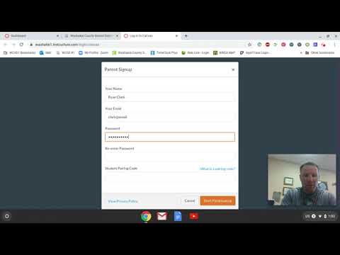 How to Create an Canvas Parent Portal Account