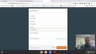 How to Create an Canvas Parent Portal Account