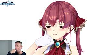 Hot Food MEME but its Houshou Marine with okasan voice - Hololive MMD animation